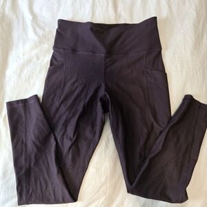 NWOT Old Navy Powersoft Dark Purple Leggings